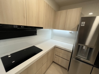 廚房超白烤漆施作